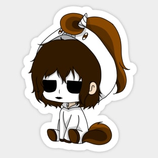 creepypasta unicorn (masky) Sticker